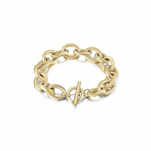 Gold and Silver Cable Link Bracelets - Hypoallergenic and Non-Tarnishing Bijou Her