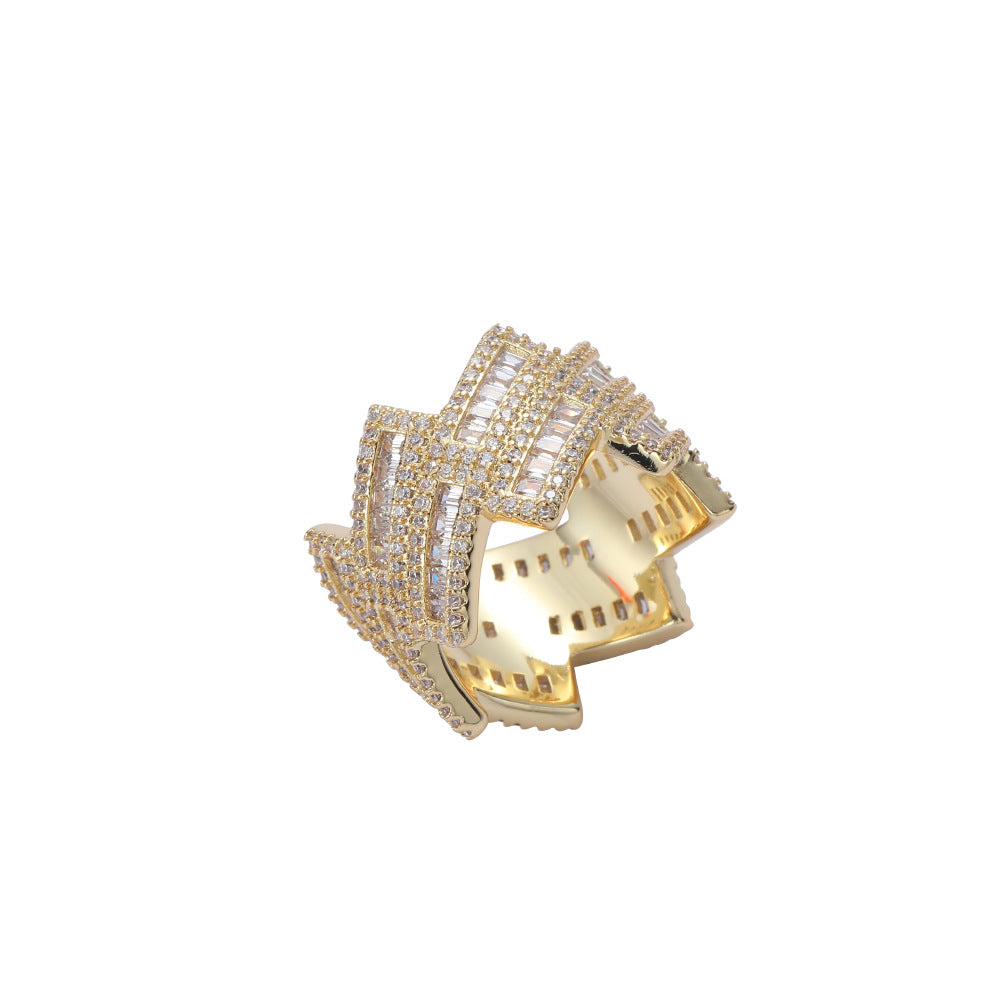 Hip Hop Ring Unisex Fangyuan - 0 - Bijou Her - style - Size - 