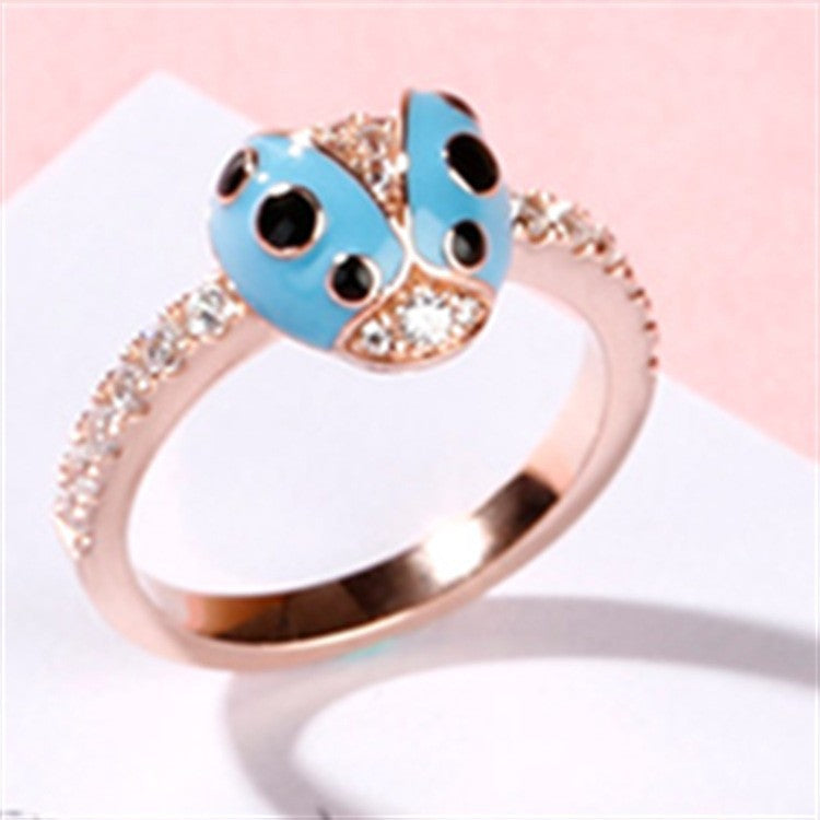 Panda Carrying Zircon Bamboo Ring - 0 - Bijou Her - Color - Size - 