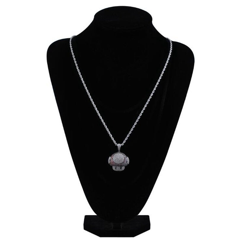 Trendy Ice Mushroom Necklace And Pendant - 0 - Bijou Her -  -  - 