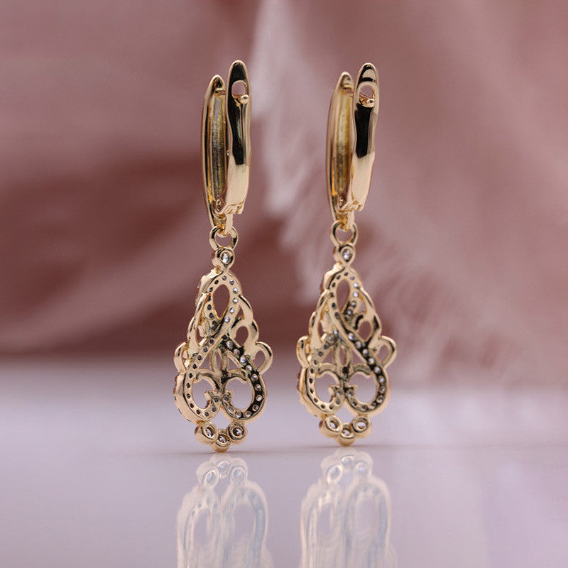 Micro Set Zircon Fashion Earrings - 0 - Bijou Her - Color -  - 