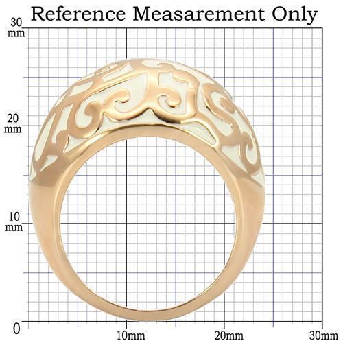 Rose Gold Brass Ring - No Stone, 11.40g, 19mm Center Size - Rings - Bijou Her -  -  - 