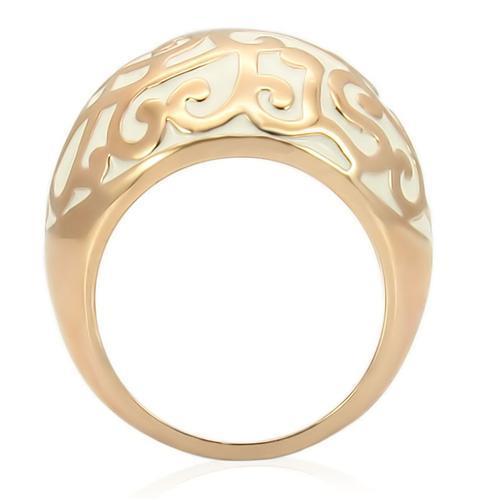 Rose Gold Brass Ring - No Stone, 11.40g, 19mm Center Size - Rings - Bijou Her -  -  - 