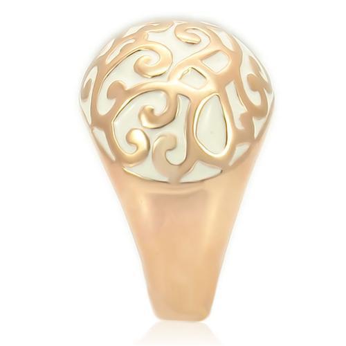 Rose Gold Brass Ring - No Stone, 11.40g, 19mm Center Size - Rings - Bijou Her -  -  - 