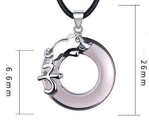 Zodiac Luminous Necklace This Year Ox Peace Buckle Pendant For Men And Women - 0 - Bijou Her -  -  - 