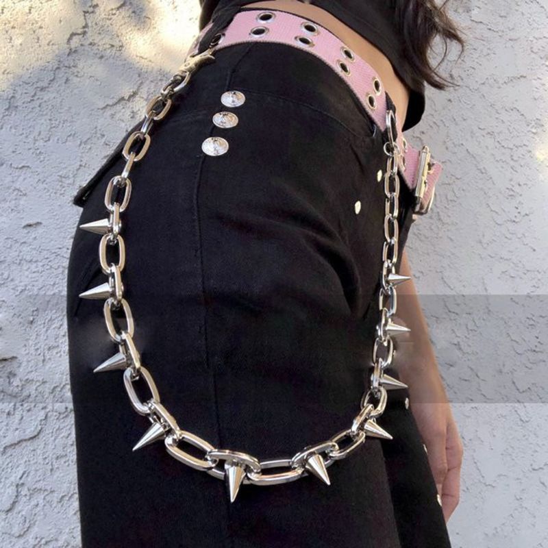 Rivet Waist Chain Chain Punk Cool Unisex - 0 - Bijou Her -  -  - 