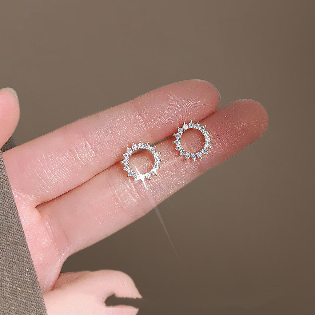 Round Fashion Daily Earrings Are Hollow And Simple - 0 - Bijou Her -  -  - 