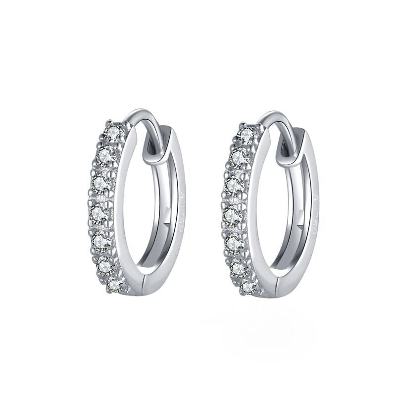 Moss Diamond Gold-plated With Diamond Earrings. - 0 - Bijou Her -  -  - 