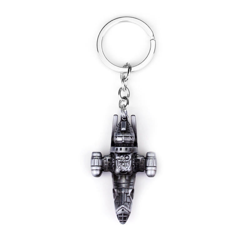 Keychain Star Wars Star Trek Spacecraft Battleship Pendant Pendant - 0 - Bijou Her -  -  - 