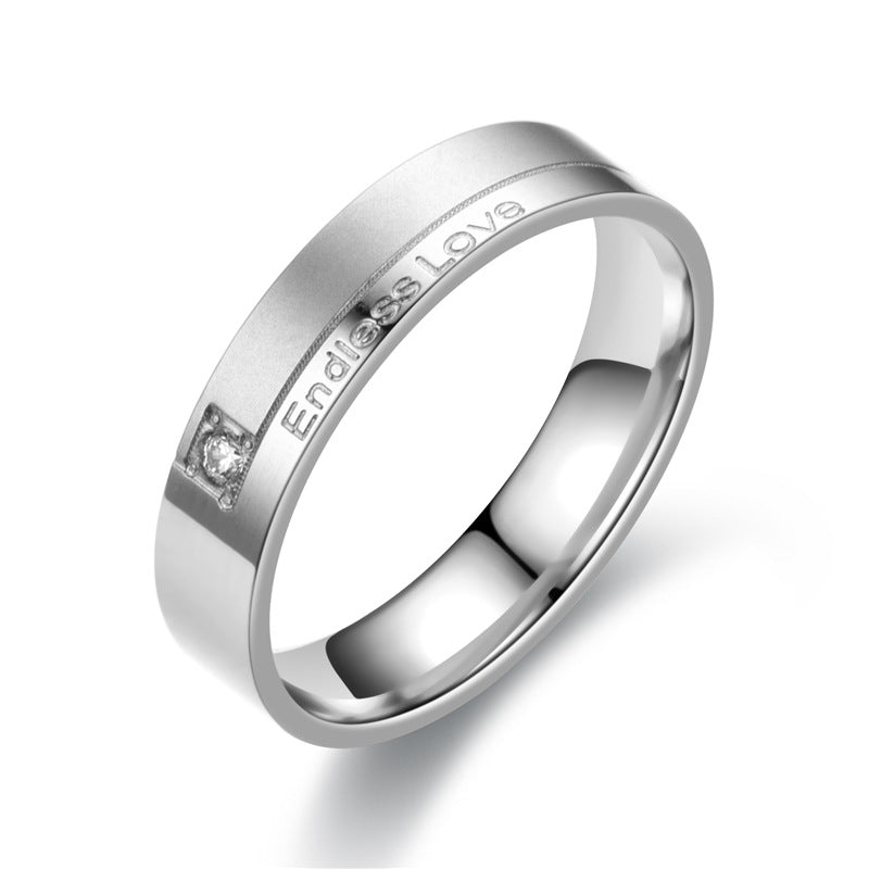 Men's And Women's Fashion Creative Stainless Steel Ring - 0 - Bijou Her - Color - Size - 