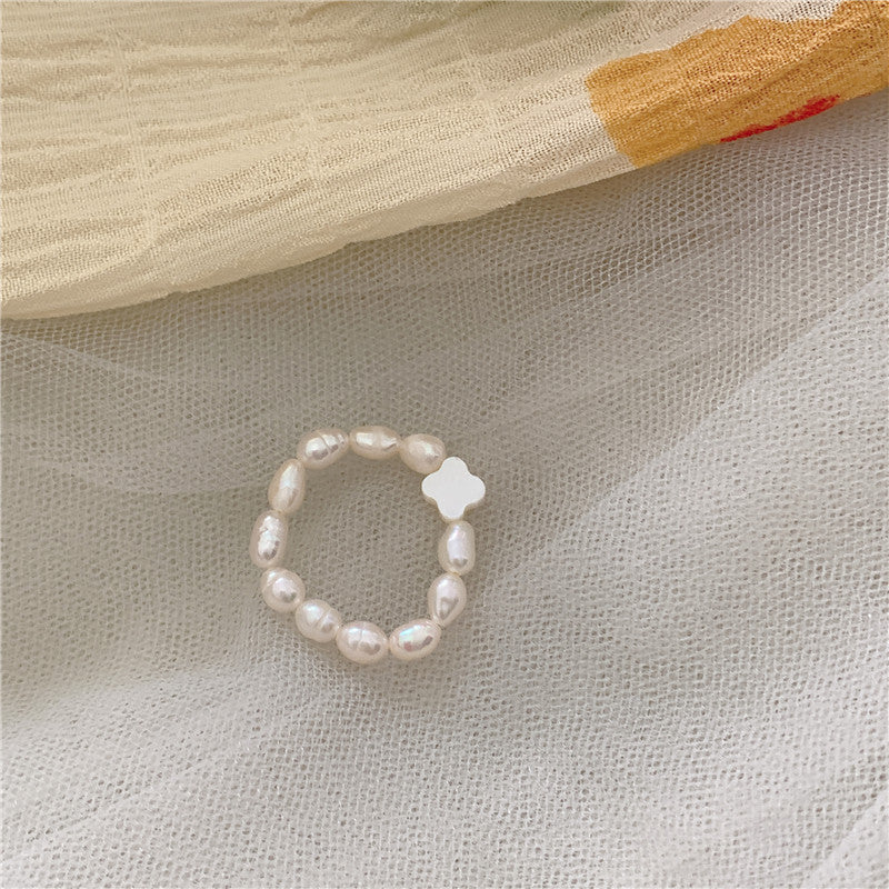 Women's Vintage Natural Pearl Ring - 0 - Bijou Her - Color -  - 