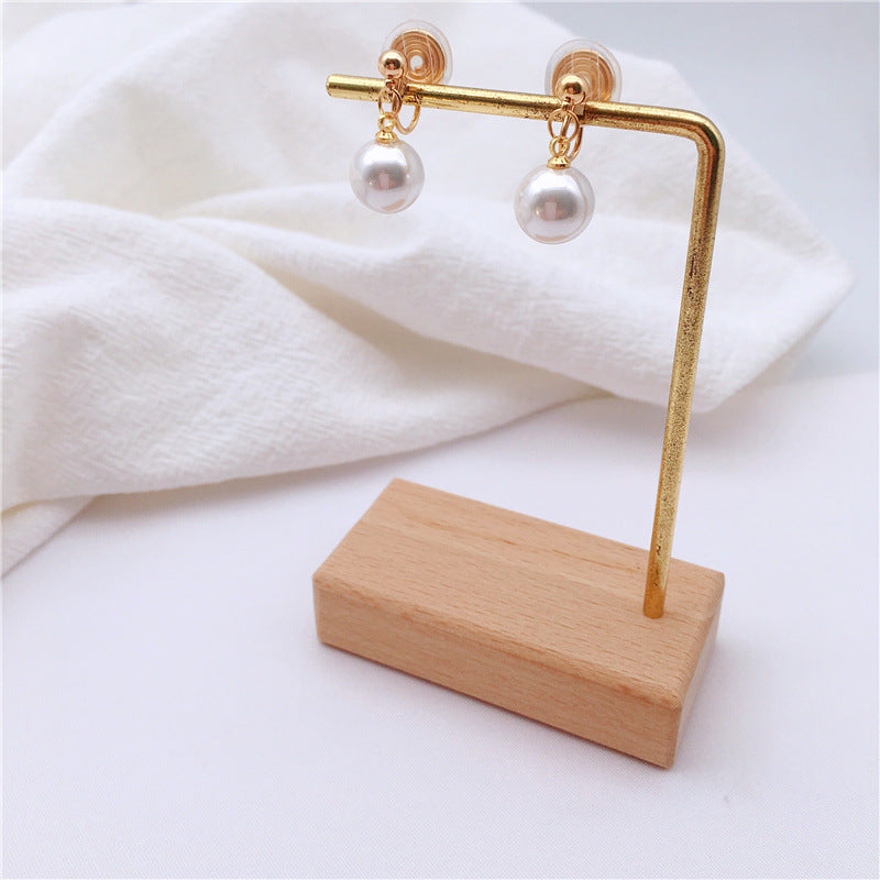 Retro Simple Temperament Small Fragrant Style Pearl Earrings - 0 - Bijou Her -  -  - 