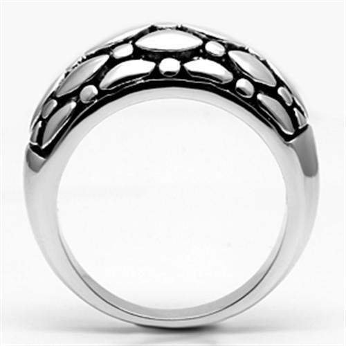 Rhodium Brass Ring - No Stone, 7.10g, Backordered - Jewelry & Watches - Bijou Her -  -  - 