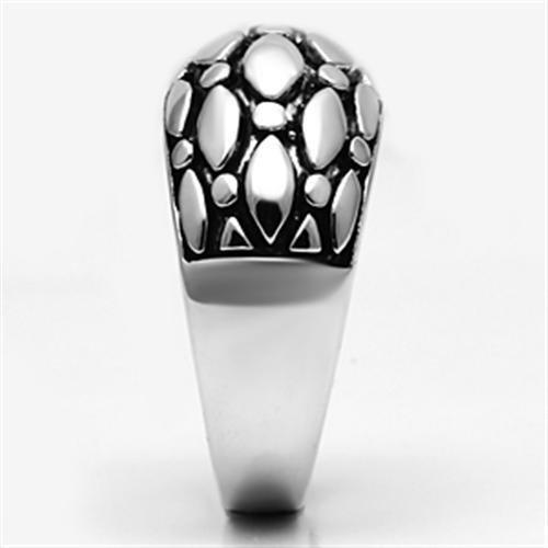 Rhodium Brass Ring - No Stone, 7.10g, Backordered - Jewelry & Watches - Bijou Her -  -  - 