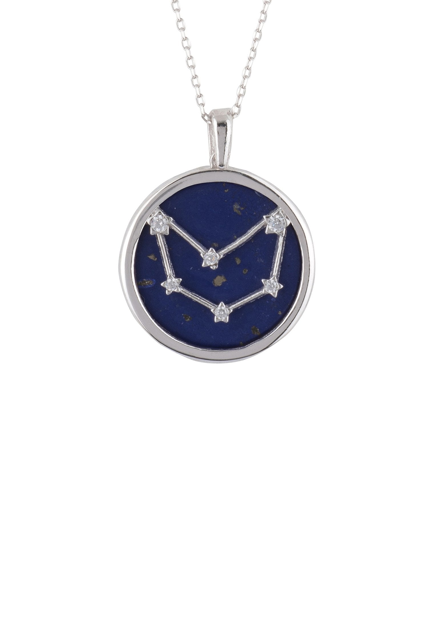 Lapis Lazuli Zodiac Star Constellation Pendant Necklace - Capricorn Birth Sign Jewelry - Jewelry & Watches - Bijou Her -  -  - 
