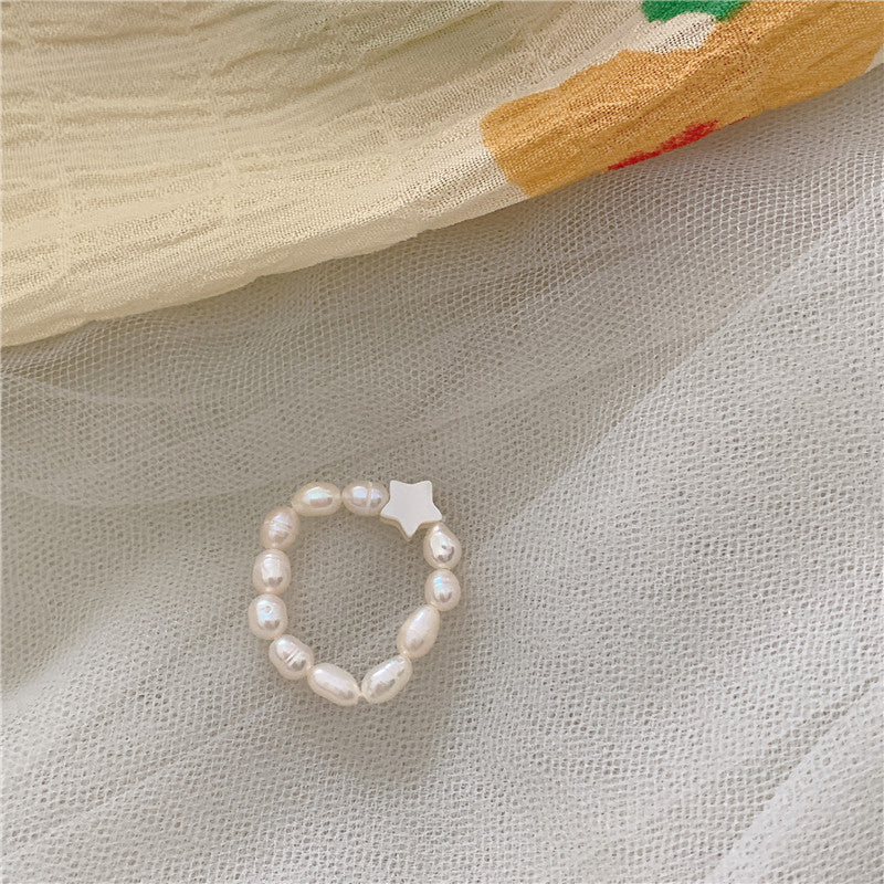 Women's Vintage Natural Pearl Ring - 0 - Bijou Her - Color -  - 