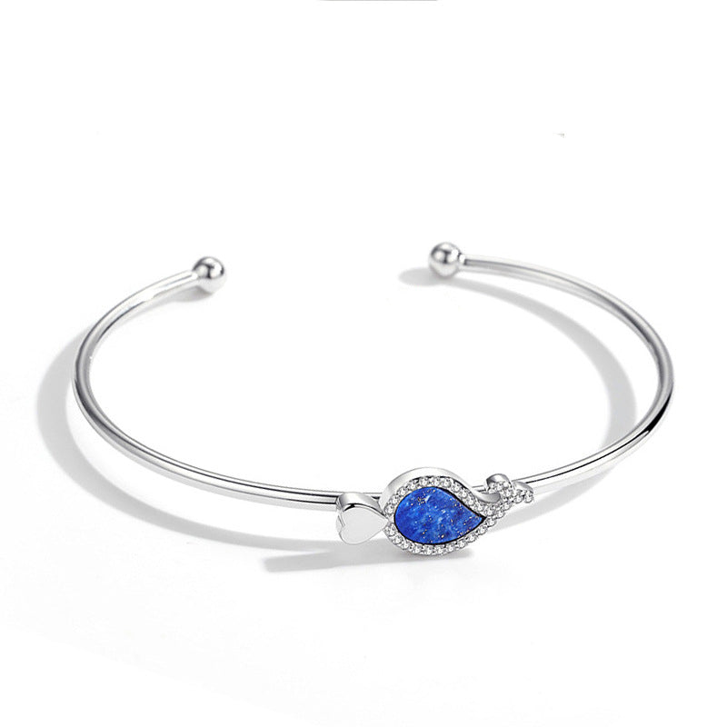 Women's Fashion Sterling Silver Bracelet - 0 - Bijou Her - Color -  - 