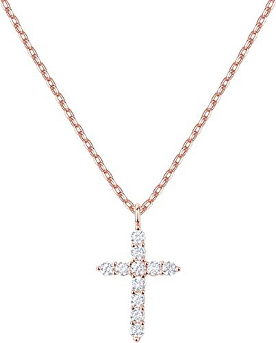 Women's Diamond Cross Necklace - 0 - Bijou Her - Color -  - 