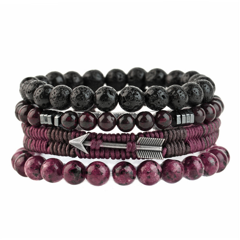 Woven Stone Beaded Multilayer Bracelet - 0 - Bijou Her - style -  - 