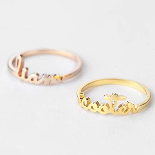 Stackable Name Rings - Personalized Mother Jewelry for Moms - Minimalist, Dainty, 925 Sterling Silver & 18k Gold Plated

Keywords: stackable name rings, personalized mother jewelry, minimalist, dainty, 925 sterling silver, 18 - Rings - Bijou Her -  -  - 