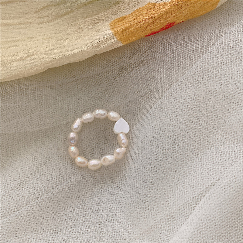 Women's Vintage Natural Pearl Ring - 0 - Bijou Her - Color -  - 