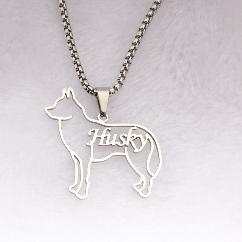 Personalized Pet Stainless Steel Necklace - 7 - Bijou Her - Color -  - 