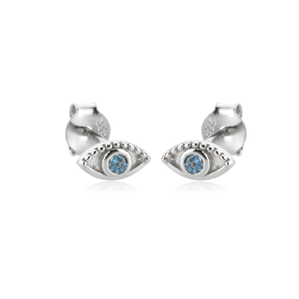 Women's S925 Silver Devil's Eye Earrings - 0 - Bijou Her - Color -  - 