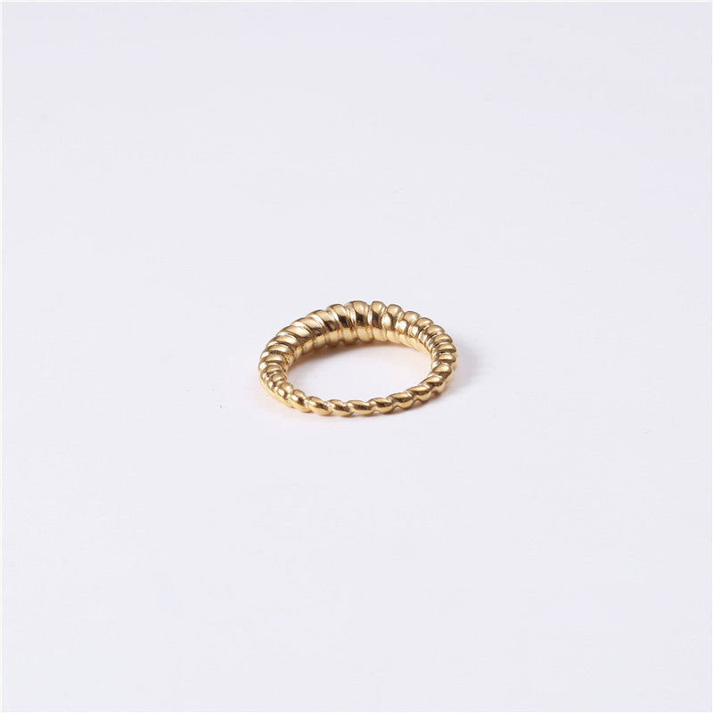 Women's Fine-tailed Gold-plated Ring - 0 - Bijou Her -  -  - 