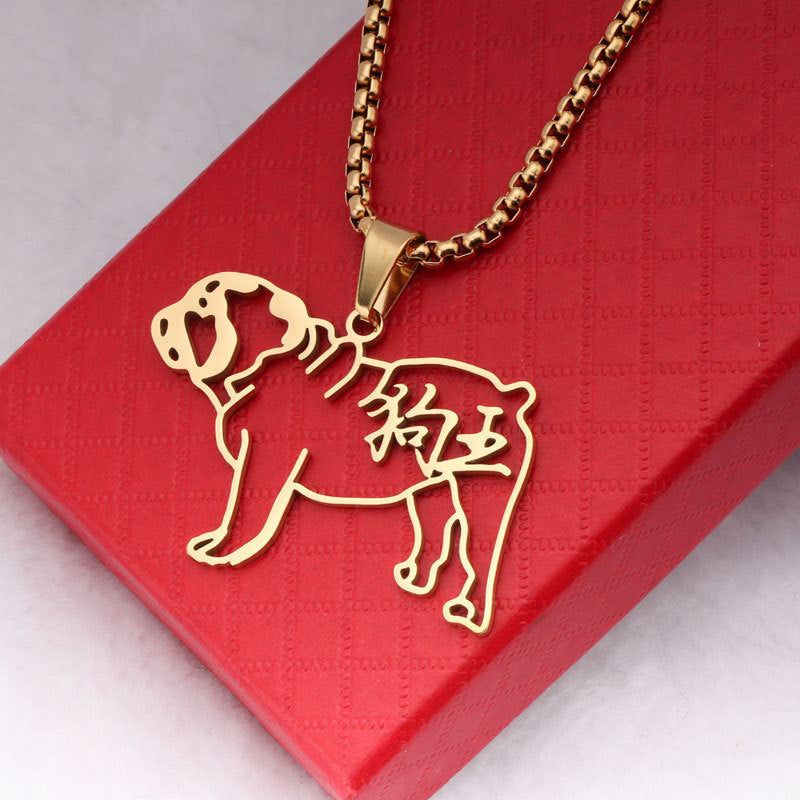 Personalized Pet Stainless Steel Necklace - 7 - Bijou Her -  -  - 