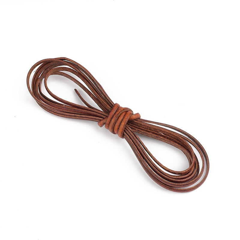 Leather Strapdiy Leather Rope Handmade Accessories Materials - 0 - Bijou Her - style - Size - 