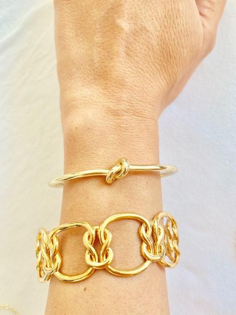 Love Knot Bracelet -Gold Knot Bracelet - Jewelry & Watches - Bijou Her -  -  - 