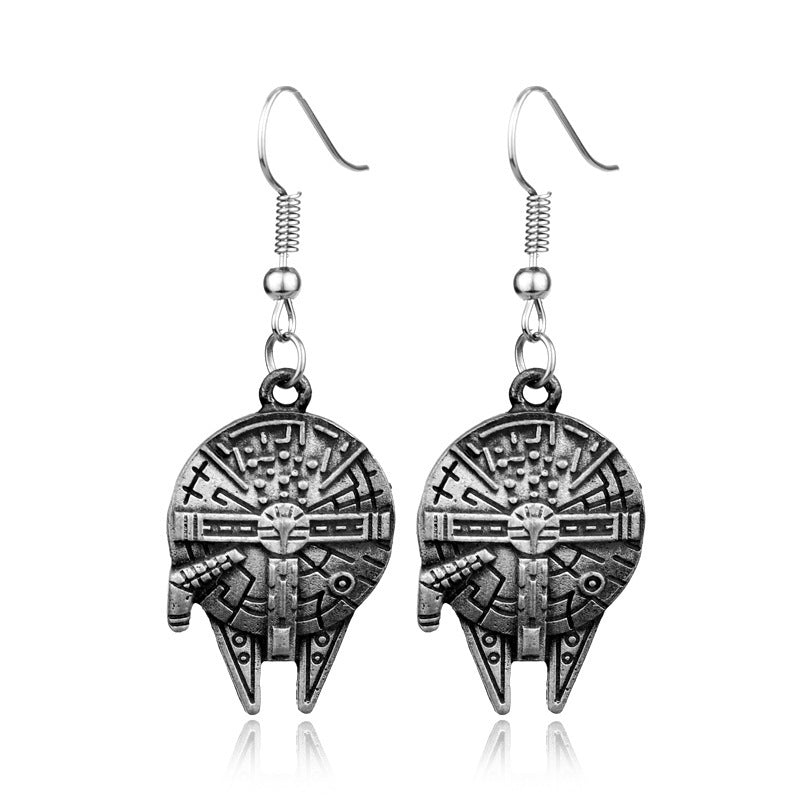 Keychain Star Wars Star Trek Spacecraft Battleship Pendant Pendant - 0 - Bijou Her -  -  - 
