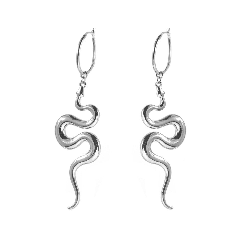 Women's Fashion Popular Snake-shaped Pendant Earrings - 0 - Bijou Her - Color -  - 