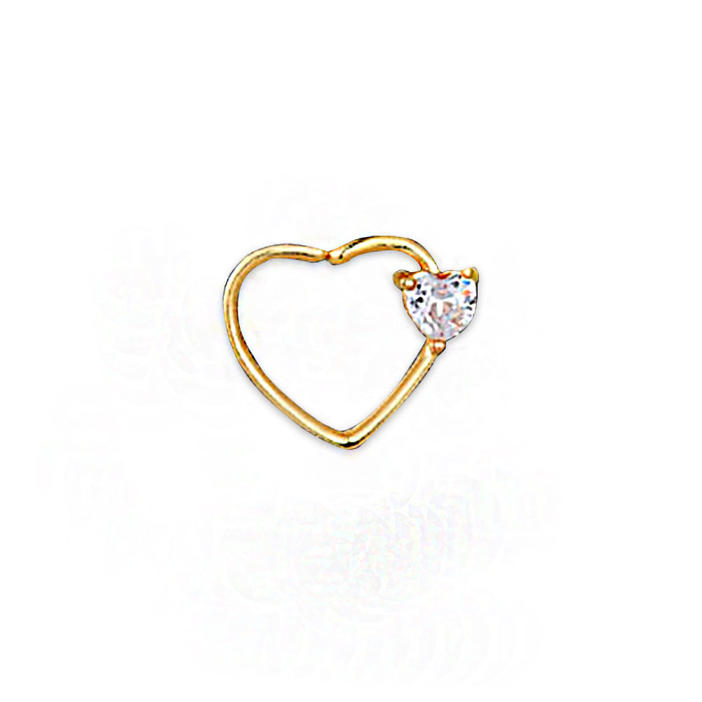 Women's Fashion Cartilaginous Ear Heart-shaped Earrings - 0 - Bijou Her - Color - style - 