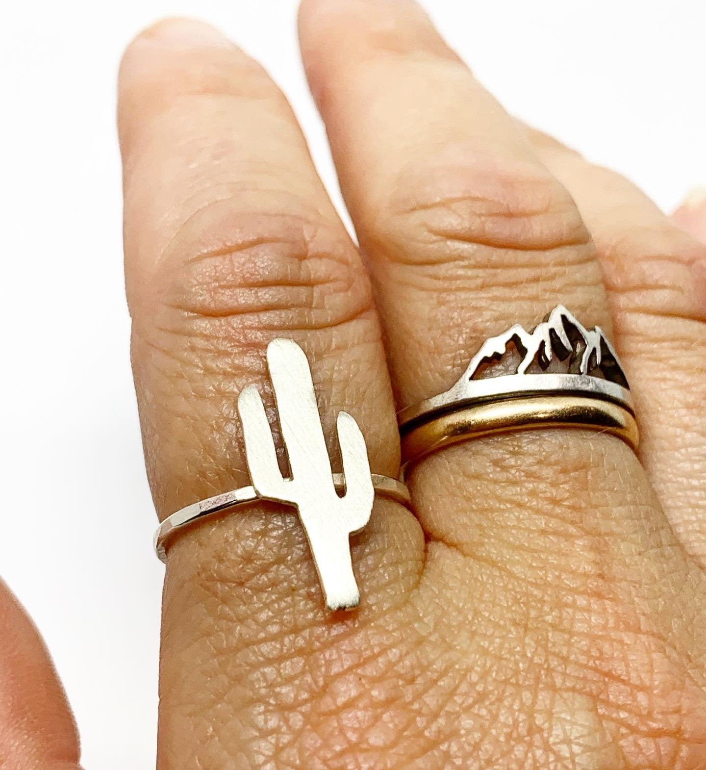 Handmade Cactus Ring - Whimsical Desert Jewelry by Jennifer Cervelli - Jewelry & Watches - Bijou Her -  -  - 