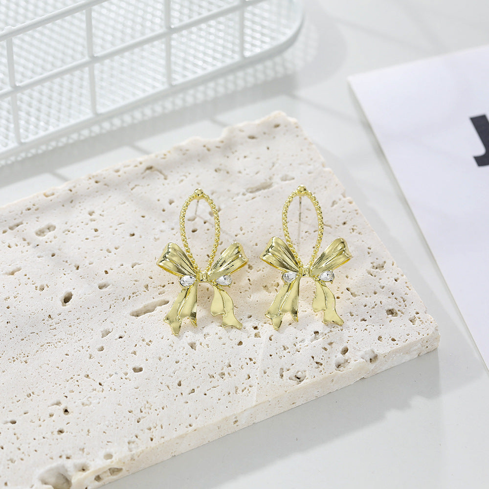 Stylish And Simple Metal Geometric Irregular Earrings - 0 - Bijou Her -  -  - 