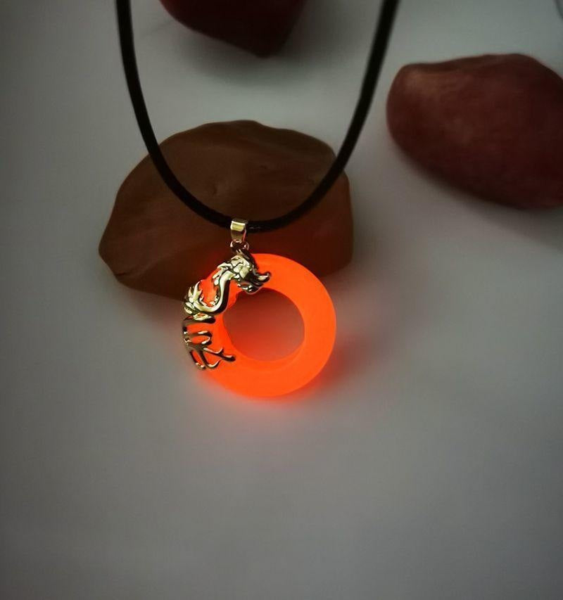 Zodiac Luminous Necklace This Year Ox Peace Buckle Pendant For Men And Women - 0 - Bijou Her -  -  - 