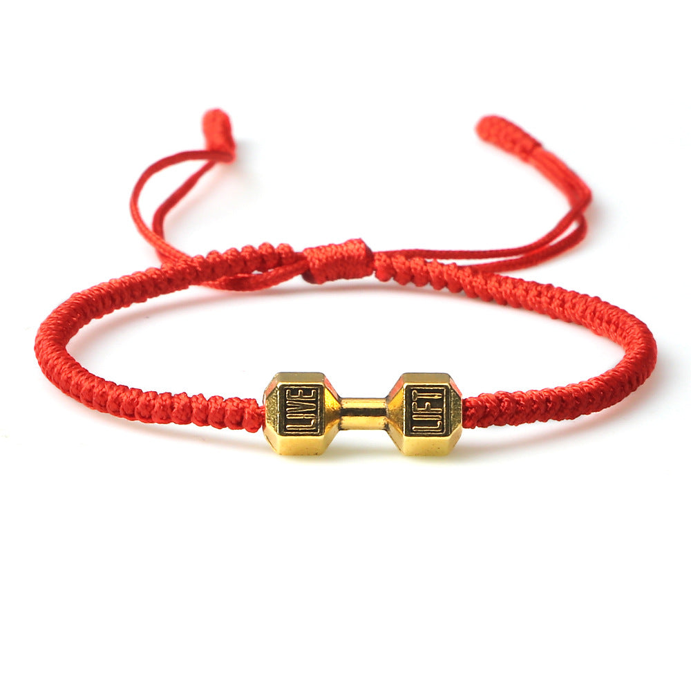 Originality Woven Dumbbell Alloy Bracelet - 0 - Bijou Her - Color -  - 