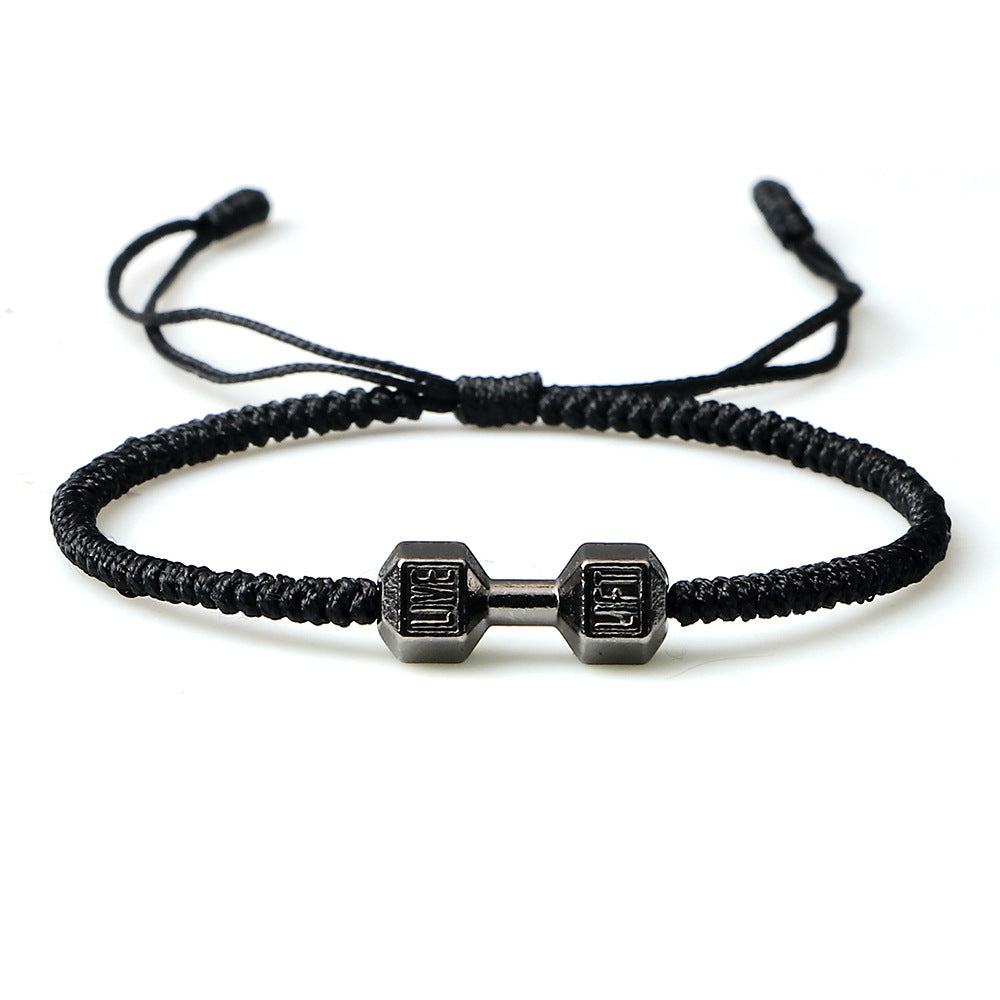 Originality Woven Dumbbell Alloy Bracelet - 0 - Bijou Her - Color -  - 