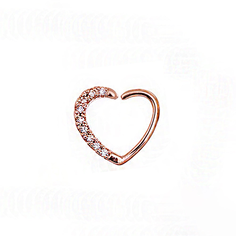 Women's Fashion Cartilaginous Ear Heart-shaped Earrings - 0 - Bijou Her -  -  - 