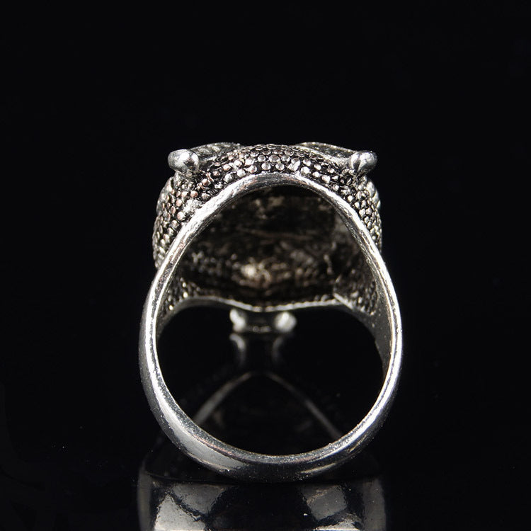 Men's And Women's Fashion Owl Animal Alloy Ring - 0 - Bijou Her -  -  - 