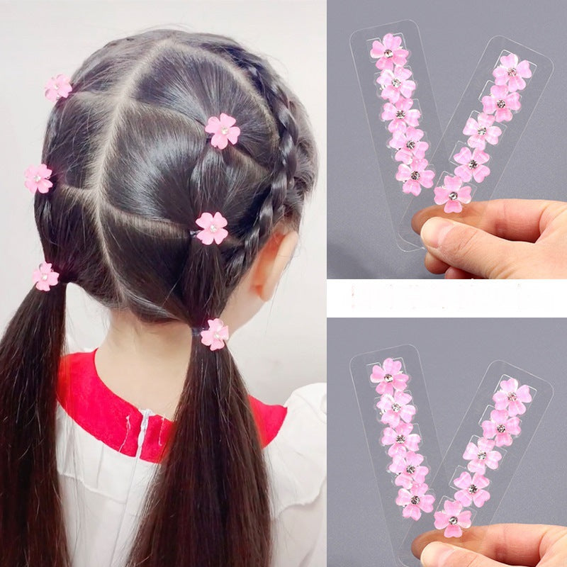 Little Girl Cute Bun Hair Braid Headwear Mini Accessories Hair Clip - 0 - Bijou Her -  -  - 