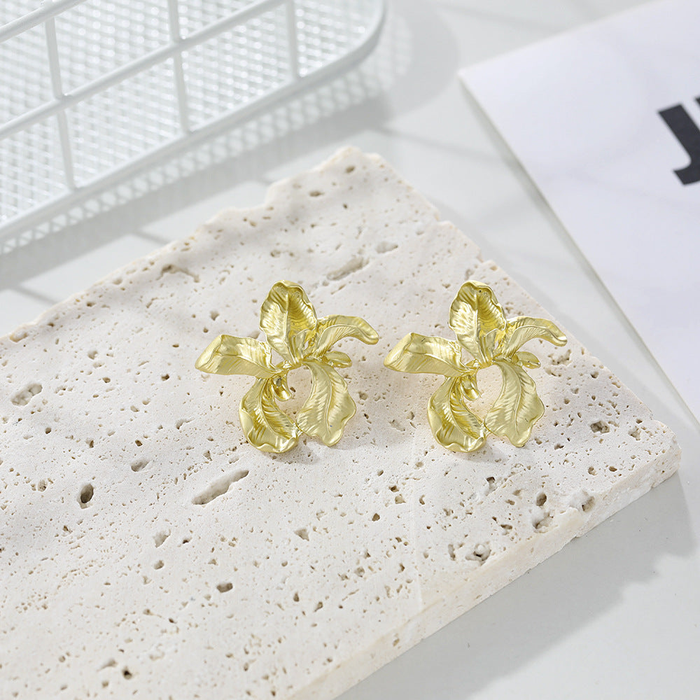 Stylish And Simple Metal Geometric Irregular Earrings - 0 - Bijou Her -  -  - 