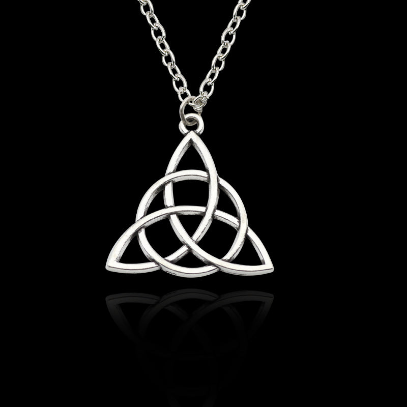 Men's Geometric Triangle Alloy Pendant - 0 - Bijou Her -  -  - 