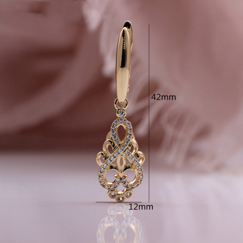 Micro Set Zircon Fashion Earrings - 0 - Bijou Her -  -  - 