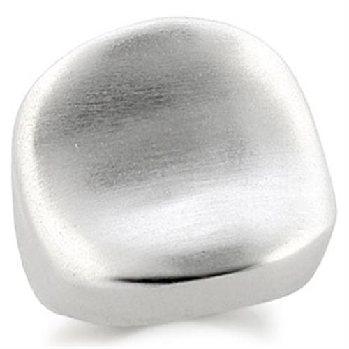 Rhodium Brass Ring - No Stone, In Stock, 10.80g Weight - Rings - Bijou Her -  -  - 