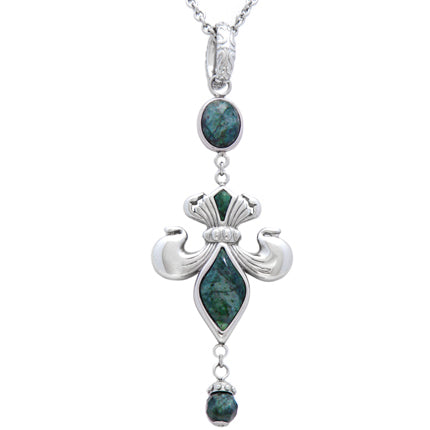 Green Marble Fleur-de-Lis Necklace - Symbol of New Beginnings, 316L Stainless Steel Pendant with 16" Chain

Keywords: Green Marble, Fleur-de-Lis, Necklace, Symbol, New Beginnings, 316L Stainless Steel, Pendant - Jewelry & Watches - Bijou Her -  -  - 