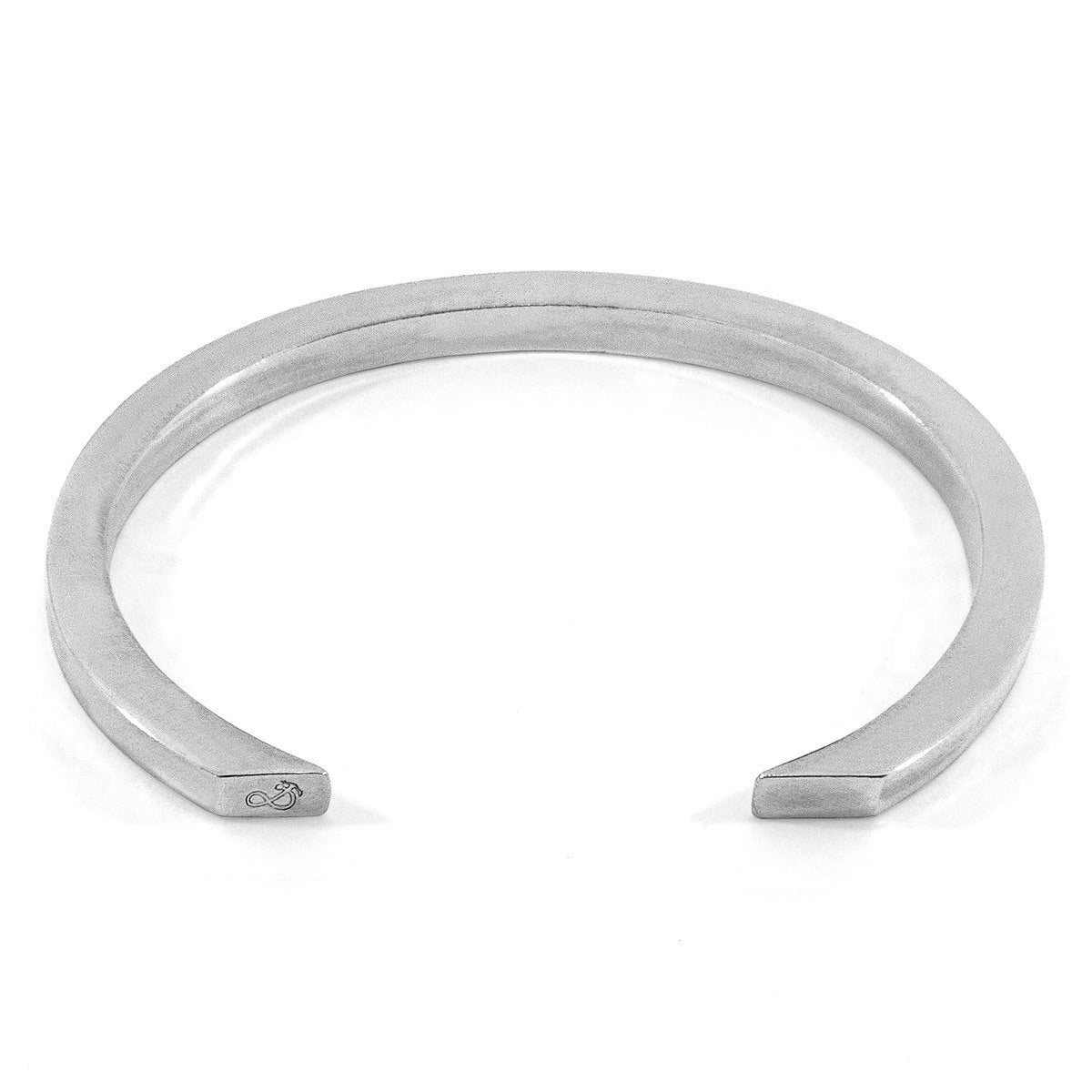Maxi Wayfarer Silver Bangle: Handcrafted in Great Britain by ANCHOR & CREW - Jewelry & Watches - Bijou Her -  -  - 