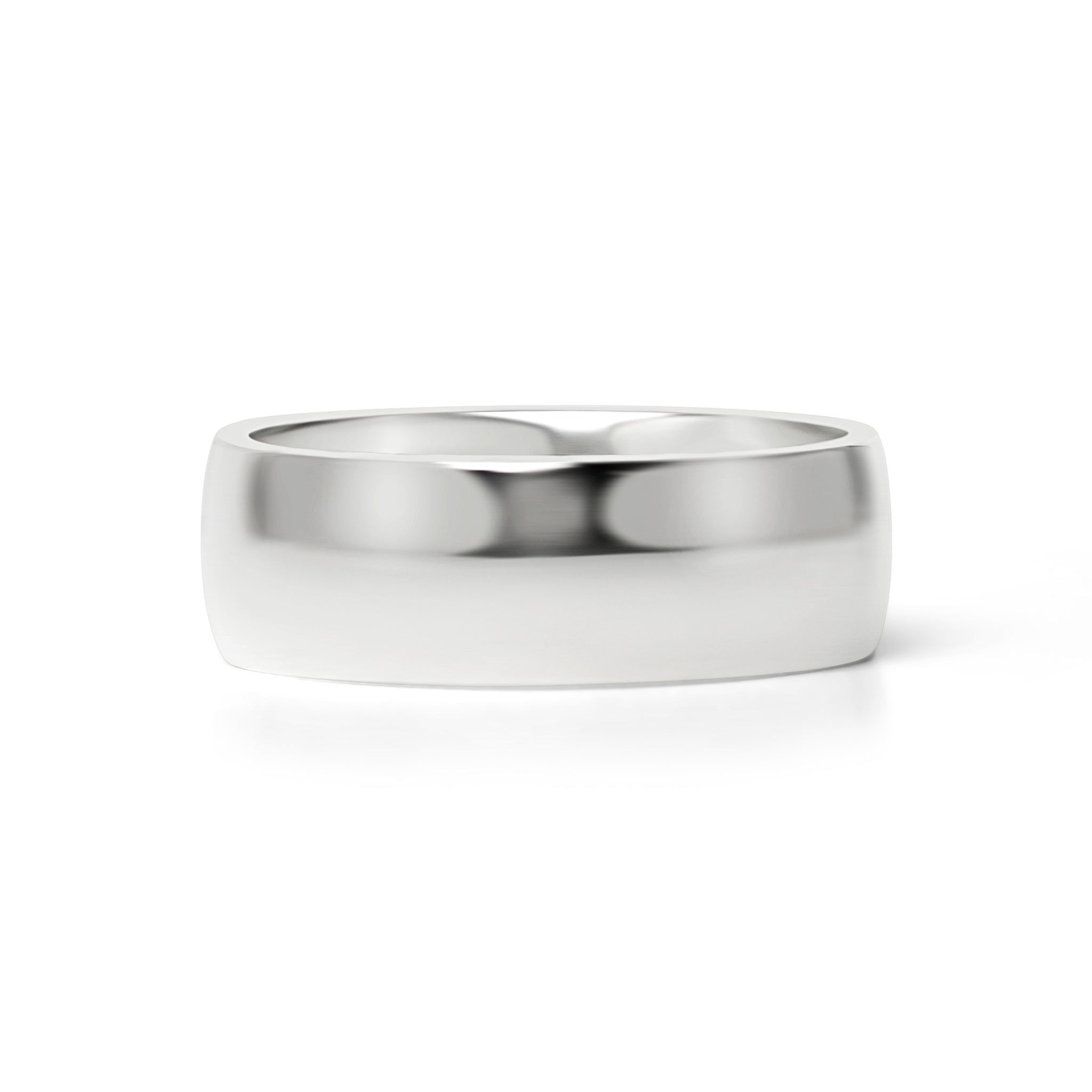 Highly Polished Stainless Steel Blank Ring - Versatile Classic Style, 7mm-11mm Widths, Durable 316L Surgical Steel - Jewelry & Watches - Bijou Her -  -  - 