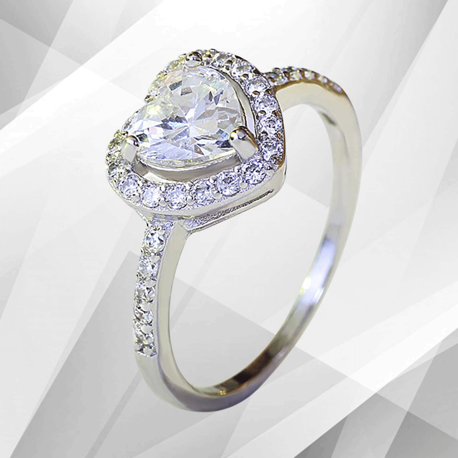 Perfect Cushion Halo Settings Women Engagement Ring | 2.88Ct Cambodian CZ Diamond | Norfolk Diamonds - Jewelry & Watches - Bijou Her -  -  - 